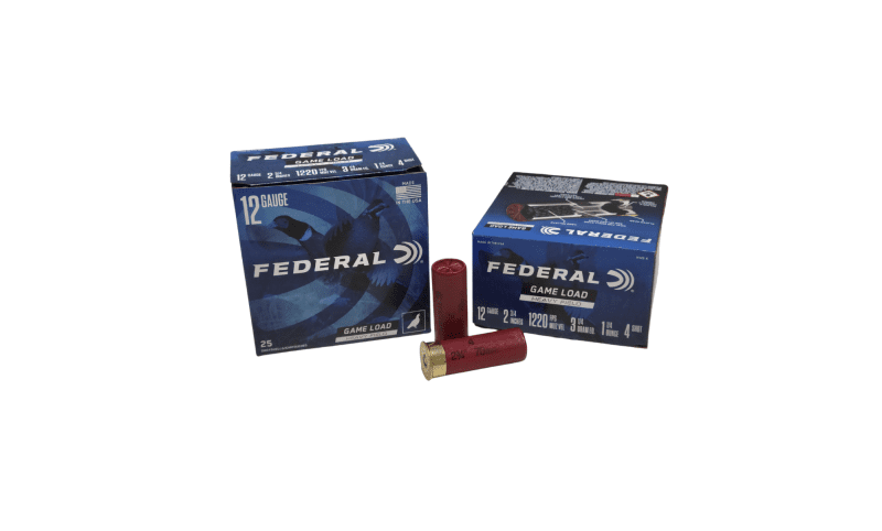 Federal Game Load 12 Gauge 2.75 inch 4 Shot Heavy Field 1.25oz 1220fps