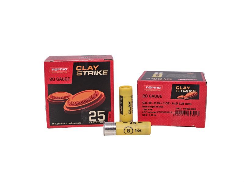 Norma Claystrike 20 Gauge 2.75 1 oz. 8 Shot